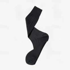Men's 1 Pair Socks Black Red Color Solid Color Formal Wedding Anniversary Thin Spring & Fall Knitwear Elegant