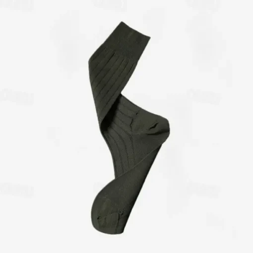 Men's 1 Pair Socks Black Red Color Solid Color Formal Wedding Anniversary Thin Spring & Fall Knitwear Elegant