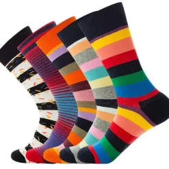 Men's 1 Pair Socks White Red Color Colorful Sports Outdoor Daily Wear Spring, Fall, Winter, Summer Fashion Cute