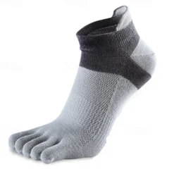 Men's 3 Pairs Ankle Socks Toe Socks Low Cut Socks Black White Color Color Block Daily Wear Vacation Weekend Mesh Medium Summer Spring & Fall Stylish Casual