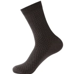 Men's 3 Pairs Crew Socks Black Light Grey Color Plain Casual Daily Basic Medium Summer Spring Fall Breathable