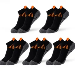 Men's 5 Pairs Multi Packs Socks Running Socks Casual Socks Black White Color Color Block Sports & Outdoor Daily Vacation Basic Thin Summer Spring Fashion Casual
