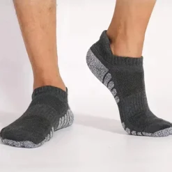 Men's 3 Pairs Multi Packs Socks Running Socks Casual Socks Black+White+Gray Black Color Color Block Vacation Sports & Outdoor Daily Basic Medium Fall Winter Fashion Casual