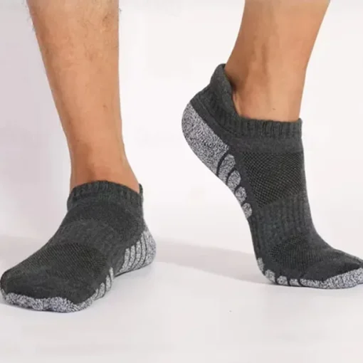 Men's 3 Pairs Multi Packs Socks Running Socks Casual Socks Black+White+Gray Black Color Color Block Vacation Sports & Outdoor Daily Basic Medium Fall Winter Fashion Casual