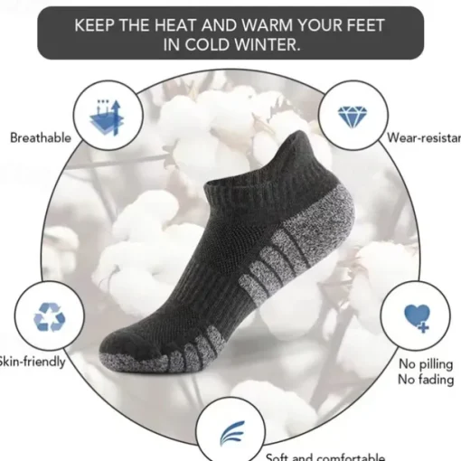 Men's 3 Pairs Multi Packs Socks Running Socks Casual Socks Black+White+Gray Black Color Color Block Vacation Sports & Outdoor Daily Basic Medium Fall Winter Fashion Casual