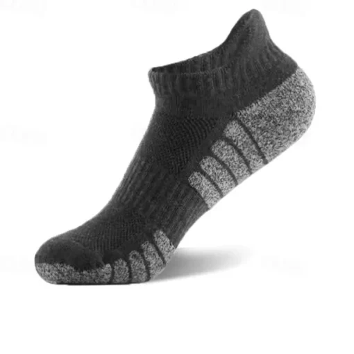 Men's 3 Pairs Multi Packs Socks Running Socks Casual Socks Black+White+Gray Black Color Color Block Vacation Sports & Outdoor Daily Basic Medium Fall Winter Fashion Casual