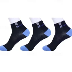 Men's 5 Pairs Multi Packs Socks Crew Socks Running Socks Casual Socks Black White Color Color Block Vacation Sports & Outdoor Daily Basic Medium Spring Fall Fashion Casual