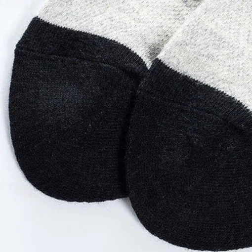 Men's 5 Pairs Multi Packs Socks Crew Socks Running Socks Casual Socks Black White Color Color Block Vacation Sports & Outdoor Daily Basic Medium Spring Fall Fashion Casual