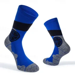 Men's 2 Pairs Multi Packs Socks Running Socks Casual Socks Yellow Red Color Color Block Sports & Outdoor Daily Vacation Basic Medium Spring Fall Fashion Casual