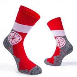 Men's 2 Pairs Multi Packs Socks Running Socks Casual Socks Yellow Red Color Color Block Sports & Outdoor Daily Vacation Basic Medium Spring Fall Fashion Casual