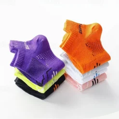 Men's 3 Pairs Multi Packs Socks Running Socks Casual Socks Black White Color Color Block Sports & Outdoor Daily Vacation Basic Medium Spring Fall Fashion Casual