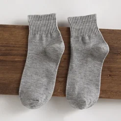 Men's 10 Pairs Multi Packs Socks Crew Socks Running Socks Casual Socks Black White Color Solid / Plain Color Sports & Outdoor Daily Vacation Basic Medium Spring Fall Fashion Casual