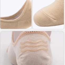 Men's 2 Pairs Socks Ankle Socks Low Cut Socks No Show Socks Black White Color Plain Outdoor Daily Wear Vacation Thin Spring & Summer Fashion Sport