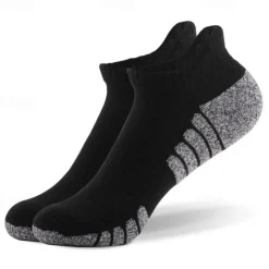Men's 2 Pairs Socks Ankle Socks Sport Socks / Athletic Socks Low Cut Socks Black White Color Color Block Outdoor Daily Wear Vacation Medium Spring & Summer Fashion Sport