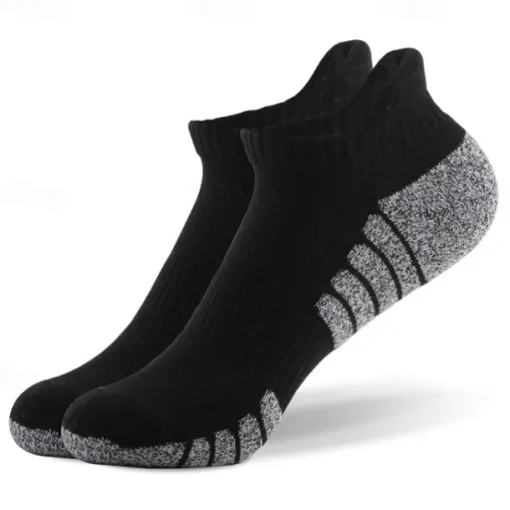 Men's 2 Pairs Socks Ankle Socks Sport Socks / Athletic Socks Low Cut Socks Black White Color Color Block Outdoor Daily Wear Vacation Medium Spring & Summer Fashion Sport