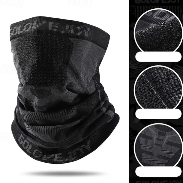Men's 1 PCS Face Mask Fleece Neck Neck Gaiter Windproof Warm Mask Streetwear Outdoor