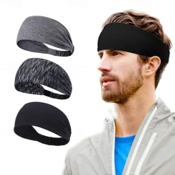 Men's 1 PCS Headbands Sweatband Sports headband Bandana Hairband Breathable Soft Sweat wicking Mask Streetwear Outdoor