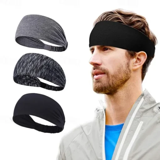 Men's 1 PCS Headbands Sweatband Sports headband Bandana Hairband Breathable Soft Sweat wicking Mask Streetwear Outdoor
