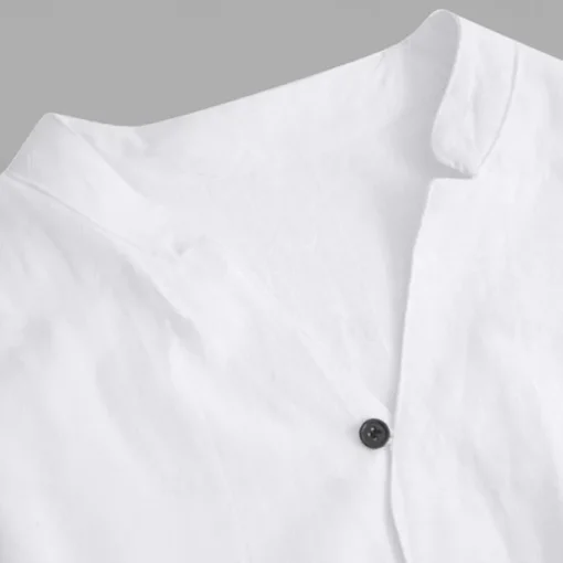 Men's 2 Piece Shirt Set Matching Sets Casual Shirt Plain Street Daily Black White Dark Gray Light Blue Long Sleeve Standing Collar Spring & Summer Clothing Apparel Front Pocket