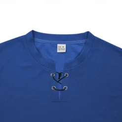 Men's 2 Piece Waffle Henley Shirt T-shirt Suits Tracksuit Short Sleeve Short Sleeves Short Pant Henley Summer Solid Color Drawing Gymnatics Casual 2 Piece Vacation Daily Wear Activewear Black White