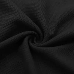 Men's 2 Piece Waffle Henley Shirt T-shirt Suits Tracksuit Short Sleeve Short Sleeves Short Pant Henley Summer Solid Color Drawing Gymnatics Casual 2 Piece Vacation Daily Wear Activewear Black White