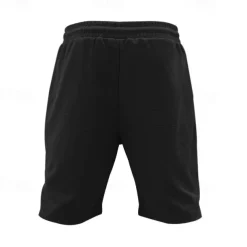 Men's 2 Piece Waffle Henley Shirt T-shirt Suits Tracksuit Short Sleeve Short Sleeves Short Pant Henley Summer Solid Color Drawing Gymnatics Casual 2 Piece Vacation Daily Wear Activewear Black White