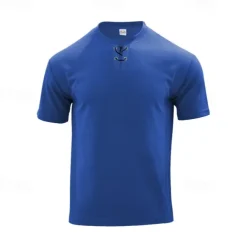 Men's 2 Piece Waffle Henley Shirt T-shirt Suits Tracksuit Short Sleeve Short Sleeves Short Pant Henley Summer Solid Color Drawing Gymnatics Casual 2 Piece Vacation Daily Wear Activewear Black White