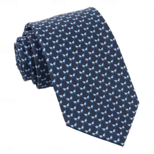 Men's 100% Silk Ties Business Formal Graphic Formal Office Work
