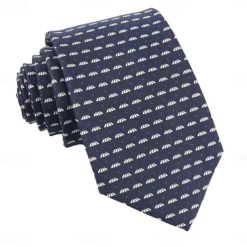 Men's 100% Silk Ties Business Formal Graphic Formal Office Work