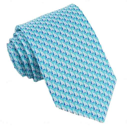 Men's 100% Silk Ties Business Formal Graphic Formal Office Work