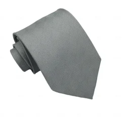 Men's 100% Silk Ties Business Solid Color Striped Formal Office Work