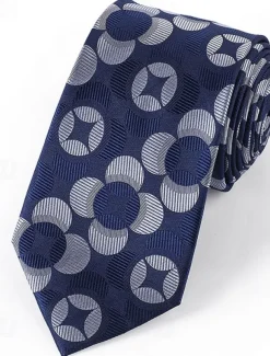 Men's 100% Silk Ties Elegant Fashion Designer Formal Wedding Party