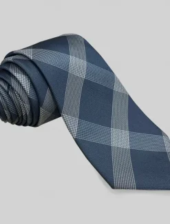 Men's 100% Silk Ties Elegant Fashion Designer Embroidered Embroidery Plaid Polka Dot Striped Formal Wedding Party