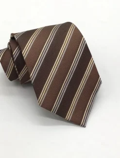 Men's 100% Silk Ties Elegant Fashion Designer Embroidered Striped Formal Wedding Party
