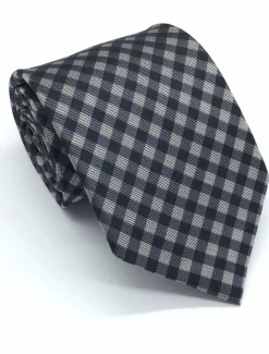 Men's 100% Silk Ties Elegant Fashion Designer Embroidered Embroidery Plaid Polka Dot Formal Wedding Christmas