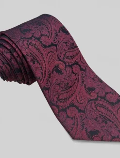 Men's 100% Silk Ties Elegant Vintage Fashion Embroidered Floral Formal Office Wedding Party