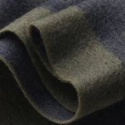 Men's 100% Wool Rectangle Scarf School Christmas Outdoor Red Navy Blue Scarf
