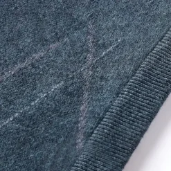 Men's 100% Wool Sweater Vest Knit V Neck Stripe Reactive Print V Neck Knitwear Elegant School Performance Clothing Apparel Spring Fall Black Royal Blue S M L