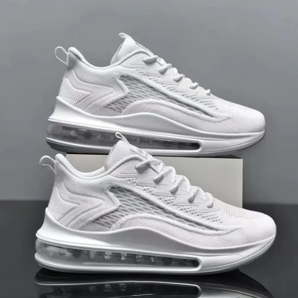 Men's Air Cushion Sneakers - Lightweight Breathable Athletic Shoes for Running and Walking