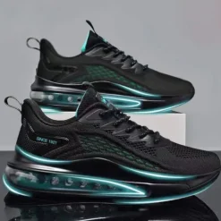 Men's Air Cushion Sneakers - Lightweight Breathable Athletic Shoes for Running and Walking