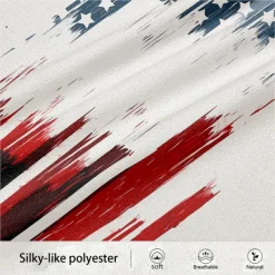 Men's American Flag Bomber Jacket Coat Breathable Comfortable Dailywear Zipper Side Pockets 3D Print Spring Fall Winter Standing Collar Long Sleeve Blue