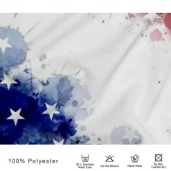 Men's American Flag Veterans Polo Shirts Golf Shirt Short Sleeve Polo Shirts Collared Shirts Streetwear Vacation Wear Party Outfits Buttons 3D Print Spring & Summer White