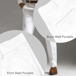 Men's American US Flag Patriotic Dress Pants Trousers Casual Pants Mid Waist Classic Casual Holiday Slim Fit Pants with Pockets Spring Fall 3D Print White Blue