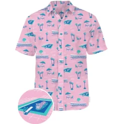 Men's Animal Dinosaur Coconut Tree Shirt Summer Hawaiian Shirt Aloha Shirt Short Sleeves Shirt Turndown Tropical Hawaiian Designer Outdoor Casual Daily White Black / Green Navy Blue 3D Print S M L