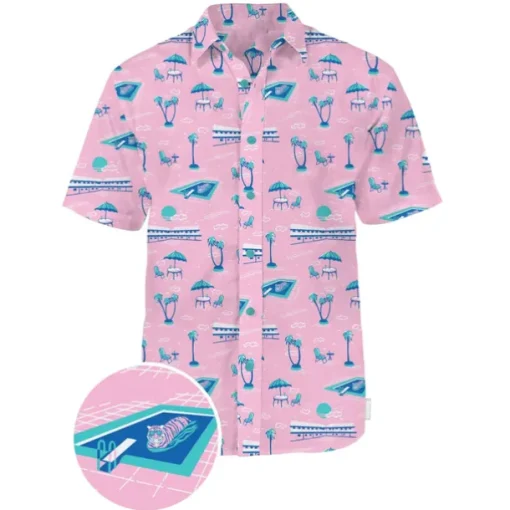 Men's Animal Dinosaur Coconut Tree Shirt Summer Hawaiian Shirt Aloha Shirt Short Sleeves Shirt Turndown Tropical Hawaiian Designer Outdoor Casual Daily White Black / Green Navy Blue 3D Print S M L