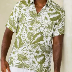 Men's Animal Leopard Shirt Summer Hawaiian Shirt Aloha Shirt Short Sleeves Shirt Turndown Tropical Fashion Hawaiian Outdoor Street Hawaiian Black Brown Green S M L