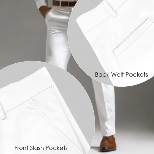 Men's Animal Tiger Dress Pants Trousers Suit Pants Mid Waist Vintage Retro Vacation Casual Regular Fit Flat-Front Straight Leg Pants with Pockets Summer Spring Fall 3D Print Orange khaki