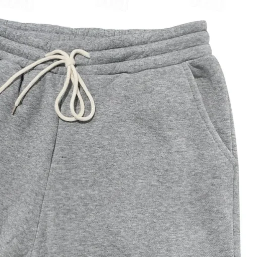 Men's Athletic Pants Joggers Trousers Cargo Sweatpants Pocket Drawstring Elastic Waist Plain Comfort Sports Outdoor Daily Fashion Casual Black White Micro-elastic