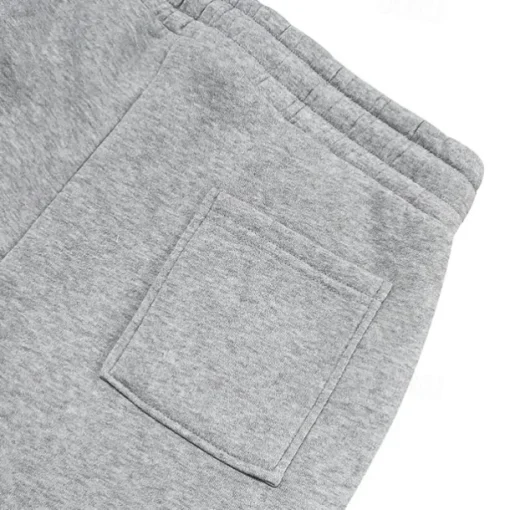 Men's Athletic Pants Joggers Trousers Cargo Sweatpants Pocket Drawstring Elastic Waist Plain Comfort Sports Outdoor Daily Fashion Casual Black White Micro-elastic