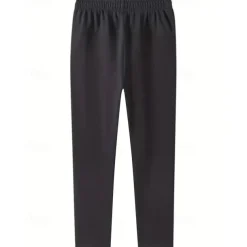 Men's Athletic Pants Jogging Pants Training Pants Pocket Elastic Waist Plain Comfort Sports Outdoor Sports Black Light Grey Micro-elastic